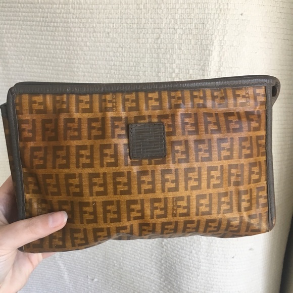 Fendi FF Vintage Dopp Kit Travel Toiletry Bag Vtg - Picture 8 of 8